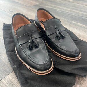 Black Tassel Loafers